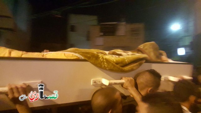  ام الفحم: المئات في تشييع جثمان المرحوم محمد رأفت سعادة ضحية حادثة إطلاق النار